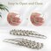 Amazer Decorative Shower Curtain Hooks, Shower Curtain Hooks Rust Proof Stainless Steel Shower Curtain Hooks, Shower Hooks for Shower Curtain Bathroom 12PCS, Matte Nickel