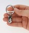 Pearlina Anatomical Heart 3D Keychain Key Ring Antique Finish Stainless Steel for Man Woman, No Tarnish or Fade