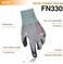 DEX FIT FN330 Work Gloves, Comfortable and Stretchy, Gripping, Durable Nitrile Foam Coating, Smart Touch, Thin and Light, Washable, Grey 8(M3 Pairs