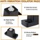 AC Parts 4Pack Anti-Vibration Rubber Pads,Shock Absorbing Mounting Bracket for Outdoor Ductless Mini Split Air Conditioner/Condensers Units