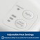 Bemis Radiance Plastic Toilet Seat, Elongated, White, H1900NL 000