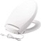 Bemis Radiance Plastic Toilet Seat, Elongated, White, H1900NL 000