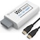 PORTHOLIC Wii to HDMI Converter 1080P for Full HD Device, Wii HDMI Adapter with 3,5mm Audio JackHDMI Output Compatible with Wii, Wii U, HDTV, Monitor-Supports All Wii Display Modes 720P, NTS