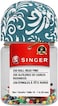 SINGER 1-Inch Ball Head Jar with Pin Cushion Lid, Multicolor
