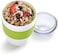 Joie Yogurt Parfait - Cereal - Oatmeal On The Go Reuseable and Portable Cup with Spoon