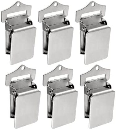 Wise Linkers Rug Animal Hide Hanging Wall Clips Rug Grippers/Rug Clips/Rug Hangers from (Chrome