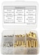 Geekworm Raspberry Pi Installation Tool 124 Pcs/Lot M2.5 Series Hex Brass Spacer/StandoffNutsScrews w/Storage Case Raspberry Pi 3 Model B(Plus/ 3B / Zero W Accessories Kit