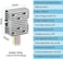 Kohree DC/DC Converter Regulator Reducer 48V Step Down to DC 12V 20A 240W Waterproof Power Supply Transformer Volt Module