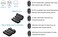 Yarachel 50PCS RFI EMI Noise Suppressor Cable Clip for 3.5mm/ 5mm/ 7mm/ 9mm/ 13mm Diameter Cable