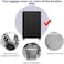 7-mi Travel Luggage Cover Protector, Washable Suitcase Protector Anti-scratch Spandex Baggage Covers, Black, S: Fit 19-21 Inch Luggage