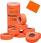 Perco Fluorescent Red Pricing Labels for Monarch 1136 Price Gun - 8 Rolls, 14,000 Pricemarking Labels