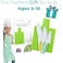 TOVLA JR. Toddler Montessori Kitchen Knife and Cutting Board Set &ndash; Safe, Kid-Sized Tools for Real Cooking &ndash; Ages 3Life Skills and Hands-On Prep