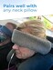 SeatSleeper The &ndash; Travel Pillow Alternative That Stops Head Bobbing &ndash; Airplane Head Straps and Car Head Support Band Great on Travel Upright &ndash; Super Comfy HeadNeck Support &ndash; SmallCompact