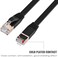 fosa CAT 7 Ethernet Cable Retractable CAT7 RJ45 600MHz Patch Shielded LAN Network Cable Flat Ethernet Cord