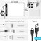 ARTDOT A4 LED Light Pad for Diamond Painting, USB Powered Light Board Kit, Adjustable Brightness with Detachable Stand and Clips