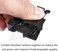 مجموعة لوحة امتصاص الاهتزازات RCmall لطائرة DJI Mavic Pro، حامل علوي بلاتيني للجيمبال مع مخمدات مطاطية.