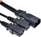 Toptekits (عبوة من قطعتين) كابل مقسم طاقة من نوع C14 إلى 2X C13، كابل مقسم طاقة على شكل حرف Y (20 سم/0.8 بوصة) من C14 ذكر إلى مقبسين أنثى من نوع C13، كابل تمديد طاقة مقسم على شكل حرف Y من نوع IEC C14