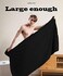 Simplife Luxury Microfiber Extra Large Bath Towels Beach Bath Sheets Fast Drying Towels Soft Absorbent Towels (36 Inch X 72 Inch(36 Inch X 72 Inch, Black