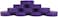 TradeGear Electrical Tape PURPLE MATTE - 10 Pk Waterproof, Flame Retardant, Strong Rubber Based Adhesive, UL Listed - Rated for Max. 600V and 80oC Use - Measures 60' x 3/4" x 0.07