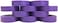 TradeGear Electrical Tape PURPLE MATTE - 10 Pk Waterproof, Flame Retardant, Strong Rubber Based Adhesive, UL Listed - Rated for Max. 600V and 80oC Use - Measures 60' x 3/4" x 0.07