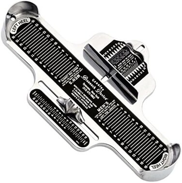 Brannock Devices Mens (USGenuine brand - international standard for foot-measuring/shoe-fitting&hellip;, Black, One size