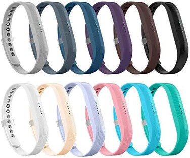 Leefox Compatible with Flex 2 Band, Replacement Bands for Fit-bit Flex 2 Accessories Silicon Wristbands Strap for Flex 2 Large Small Women Man