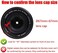WH1916 2 Pack 67mm Center Pinch Lens Cap for Canon 77D 70D 7D With EF-S 17-85mm 18-135mm Lens/Nikon D7200 D80 With 18-105mm 16-85mm Lens