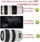WH1916 2 Pack 67mm Center Pinch Lens Cap for Canon 77D 70D 7D With EF-S 17-85mm 18-135mm Lens/Nikon D7200 D80 With 18-105mm 16-85mm Lens