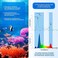 Lominie LED Aquarium Light, Full Spectrum Fish Tank Clip-on Saltwater Planted Light With Adjustable Gooseneck for Coral Tanks, Dimmable Nano Refugium Supports Remote WiFi