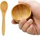 erioctry Mask Bowl- Cute Small Facial Skin Care Mask Bowl Eco Bamboo Facemask Mixing Tool Sets for Lady Women DIY Cosmetic Tool Kit