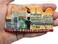 WitnyStore Tiny Landmarks of Brussels Manneken PIS Cinquantenaire Arcade Belgium Western Europe Tourist Attractions Resin Refrigerator Magnet Traveler Souvenir Gift Memento 3D Fridge Magnets