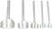 DGOL 5 Sizes Leather Arc-Shaped Cutter Craft Strap Belt DIY Half Round End Corner Plated Cutting Punch