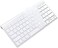 ProElife Ultra Thin Silicone Keyboard Protector Cover Skin for Apple Wireless Keyboard with Bluetooth MC184LL/B (Model A1314, U.S Layout(Not Fits Magic Keyboard, Transparent