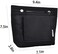 Vercord Handbag organizer,Felt Insert Purse Organizer Bag in Bag 10 Pockets Structure Shaper Black Mini