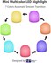 Novelty Place Color Changing Mini Nightlight, Multicolor LED Mood Lighting - Night Light for Kid's Bedroom, Bathroom, Living Room - Battery Powered (Pack of 12