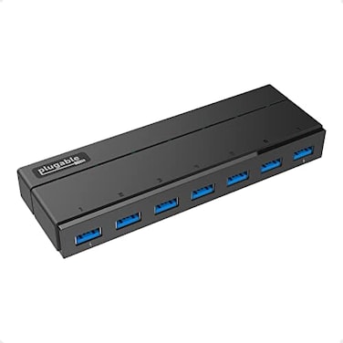 Plugable 7 Port USB 3.0 Hub with 36W Power Adapter