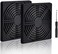 ELUTENG 120mm Fan Filter 2 Pack IP40 Dustproof Blower Guard ABS Computer Ventilator Grill 12cm Fan Mesh Cover Tool-Free Fan Strainer Compatible for 120x120 Case Fan USB Cooling Fan
