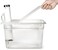 EVERIE Sous Vide Container 12 Quart with Collapsible Hinged Lid Compatible with Breville Joule Sous Vide Immersion Circulator Cooker (Side Mount