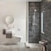 دش يدوي GROHE Tempesta Cosmopolitan 100، 4 بخاخات، نظام مضاد للترسبات الكلسية، تجهيزات حمام وكروم، أبيض، 27575002