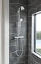 دش يدوي GROHE Tempesta Cosmopolitan 100، 4 بخاخات، نظام مضاد للترسبات الكلسية، تجهيزات حمام وكروم، أبيض، 27575002