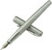 erofa Duke 209 Bent Nib Fountain Pen Set with Ink Refills Converter, Steel Sliver