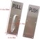 Aimyoo Stainess Steel Door Handle, Pull and Push Plate Commercial Door Handle with Screws 11.8" x 3.2