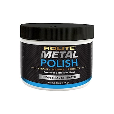 Rolite - RMP1Metal Polish Paste - Industrial Strength Scratch Remover and Cleaner, Polishing Cream for Aluminum, Chrome, Stainless Steel and Other Metals, Non-Toxic Formula, 1 Pound, 1 Pack