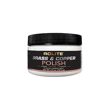 Rolite BrassCopper Polish (130mlInstant PolishingTarnish Removal on Railings, Elevators, Fixtures, Hotels, Cruise Ships, Office Buildings