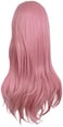MapofBeauty 28"/70cm Women Side Bangs Long Curly Hair Cosplay Wig (Rouge Pink