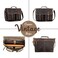 KomalC 18 Inch Leather briefcase Laptop Messenger Bags for Men and Women Best Office Satchel Bag