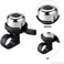 BONMIXC Bike Bell Brass Small Bicycle Bell Clearer Louder Longer Sustained Purer Tone (Silver; Gold