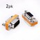 Arnorin DB9 null modem male to female slimline data transfer serial port adapter 2 Pack