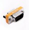 Arnorin DB9 null modem male to female slimline data transfer serial port adapter 2 Pack