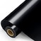 Sooez Black Permanent Vinyl - 12"x11FT Black Adhesive Vinyl Roll for All Cutting Machine, Permanent Outdoor Vinyl for Decor Sticker, Car Decal, Scrapbooking, Signs, GlossyWaterproof